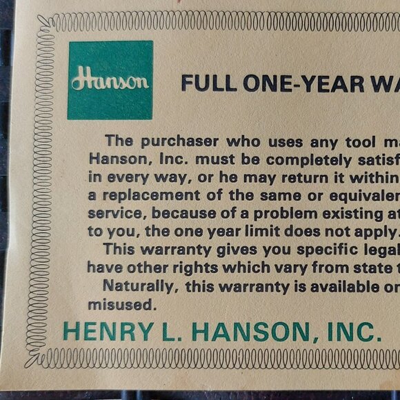 Vintage Hanson 21 Piece High Speed Drill Set in original package - Picture 11 of 12